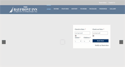 Desktop Screenshot of bayfrontinn.com